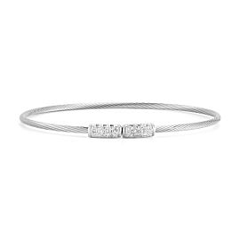 I.Reiss 14K White Gold 0.15 Diamond Bracelet