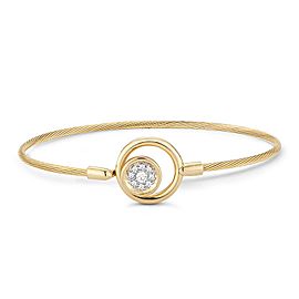 I.Reiss 14K Yellow Gold 0.2 Diamond Bracelet