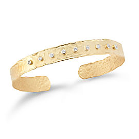 I.Reiss 14K Yellow Gold 0.14 Diamond Bracelet