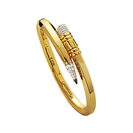 TZURI Yellow Gold Large Signature Bracelet