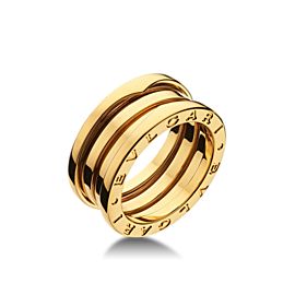 Bvlgari Bulgari B. Zero 1 18K Yellow Gold 3 Band AN191023 Ring