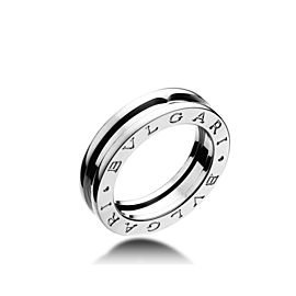 Bvlgari Bulgari B. Zero 1 18K White Gold 1 Band Ring Size: 9.75