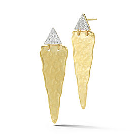 I.Reiss 14K Yellow Gold 0.2 Diamond Earrings