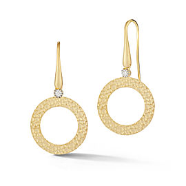 I.Reiss 14K Yellow Gold 0.08 Diamond Earrings