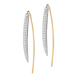 I.Reiss 14K Yellow Gold 0.31 Diamond Earrings