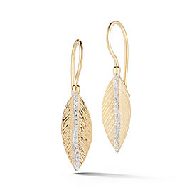 I.Reiss 14K Yellow Gold 0.17 Diamond Earrings