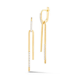 I.Reiss 14K Yellow Gold 0.24 Diamond Earrings