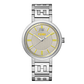 Fendi Timepieces Grey 39 mm F105010601