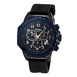 Ferre Milano Dark Blue Black Rubber FM1G071P0061 Watch