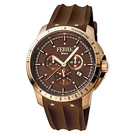 Ferre Milano Chocolate Brown Brown Silicon FM1G078P0021 Watch