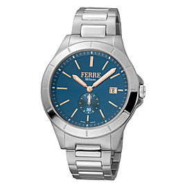 Ferre Milano D. Blue Silver SS FM1G080M0051 Watch