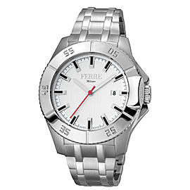 Ferre Milano White Silver SS FM1G085M0051 Watch