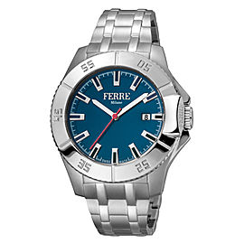 Ferre Milano D. Blue Silver SS FM1G085M0061 Watch