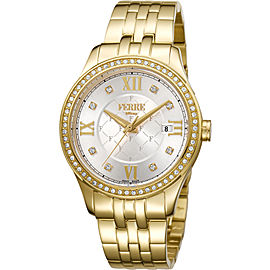 Ferre Milano Silver Gold Stainless Steel FM1L047M0061 Watch