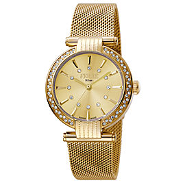 Ferre Milano Champagne Gold Mesh GPMESH FM1L096M0071 Watch