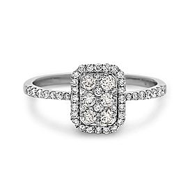 Crush & Fancy Love to Bits 18k White Gold 0.49ctw. Diamond Ring