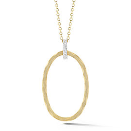 I.Reiss 14K Yellow Gold 0.06 Diamond Necklace