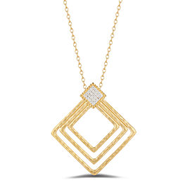 I.Reiss 14K Yellow Gold 0.15 Diamond Necklace