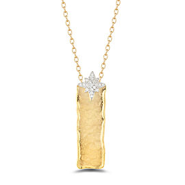 I.Reiss 14K Yellow Gold 0.13 Diamond Necklace