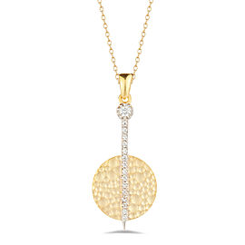 I.Reiss 14K Yellow Gold 0.14 Diamond Necklace