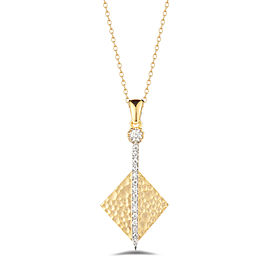 I.Reiss 14K Yellow Gold 0.13 Diamond Necklace