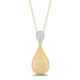 I.Reiss 14K Yellow Gold 0.15 Diamond Necklace