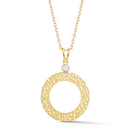 I.Reiss 14K Yellow Gold 0.04 Diamond Necklace