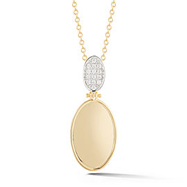 I.Reiss 14K Yellow Gold 0.14 Diamond Necklace