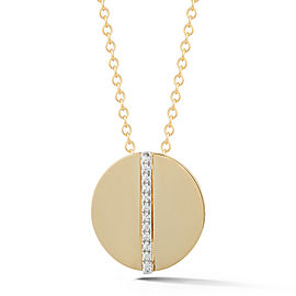 I.Reiss 14K Yellow Gold 0.07 Diamond Necklace