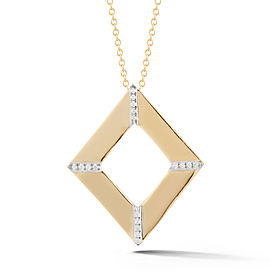 I.Reiss 14K Yellow Gold 0.11 Diamond Necklace