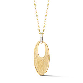 I.Reiss 14K Yellow Gold 0.04 Diamond Necklace