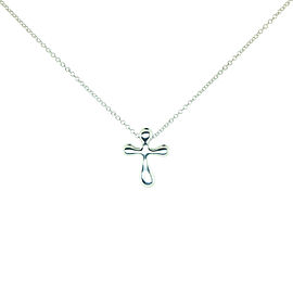 Tiffany & Co. Elsa Peretti Cross Pendant Necklace