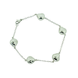 Tiffany & Co. Silver Peretti Nugget Bean Bracelet