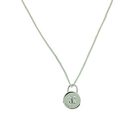 Tiffany Locks Vintage Round Lock Pendant Necklace