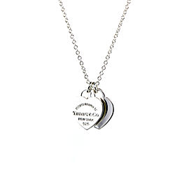 Tiffany & Co. Double Heart Pendant Necklace