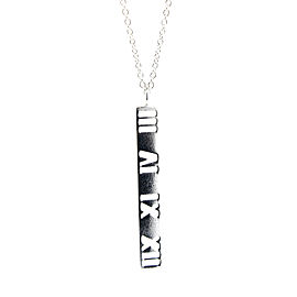 Tiffany & Co. Atlas Bar Pendant Necklace