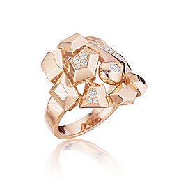 18K Gold Jackson Mini Diamond Cluster Ring