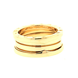 Bulgari B.Zero 1 Yellow Gold Triple Band AN191023 Ring Size 48