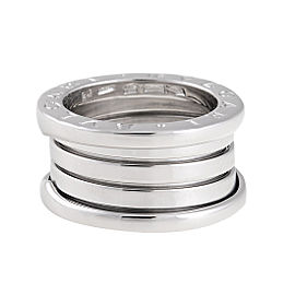 Bulgari B.Zero 1 18K White Gold Ring 4.5