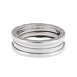 Bulgari B.Zero 1 18K White Gold Ring Size 9