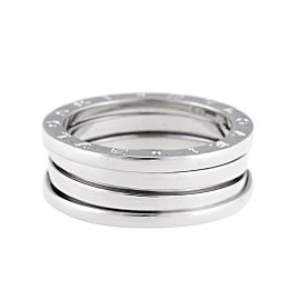 Bulgari B.Zero 1 18K White Gold Ring Size 9