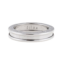 Bulgari B.Zero 1 18K White Gold Ring Size 6.5