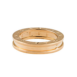 Bulgari Yellow Gold 1 Band "B.Zero 1" Ring 7.5