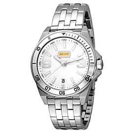 Just Cavalli Men's Sport Silver Dial Stainless Steel Watch