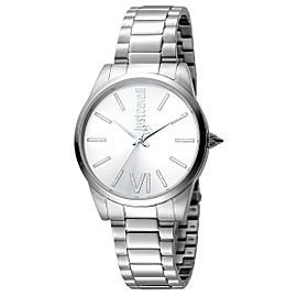 Just Cavalli Women's Relaxed Silver Dial Stainless Steel Watch