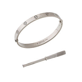 Cartier Love White Gold Bracelet 17