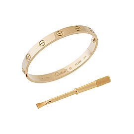 Cartier Love Bracelet Yellow Gold Size 16