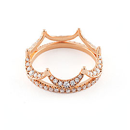 Jado Crown Eternity Rose Duo 18k Rose Gold Diamonds Ring