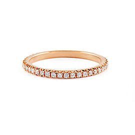 Jado Crown Rose Provence Diamond Eternity Ring 18k Rose Gold Diamonds Ring