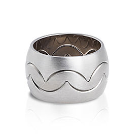 Jado Crown Men Muse Luminosity Trio 18k White Gold Ring